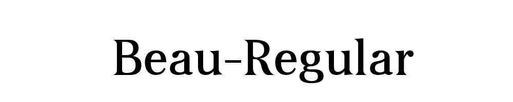 Beau-Regular