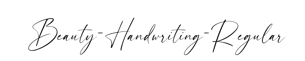 Beauty-Handwriting-Regular