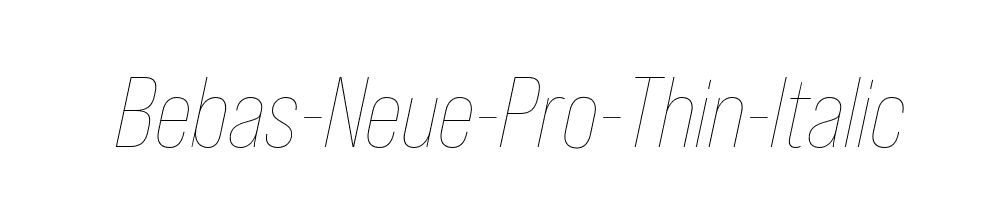 Bebas-Neue-Pro-Thin-Italic