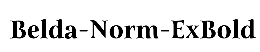 Belda-Norm-ExBold