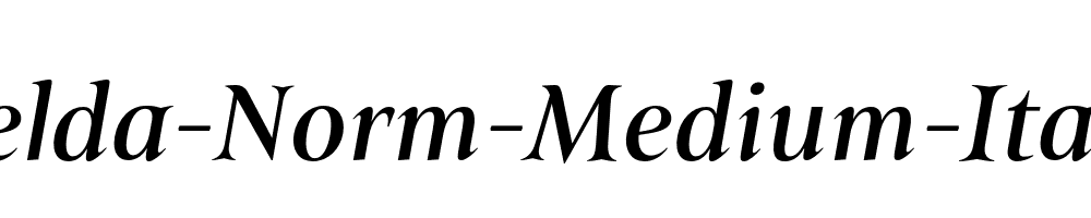 Belda-Norm-Medium-Italic