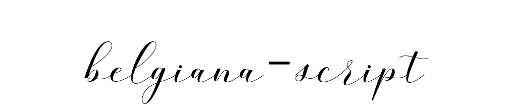 Belgiana Script