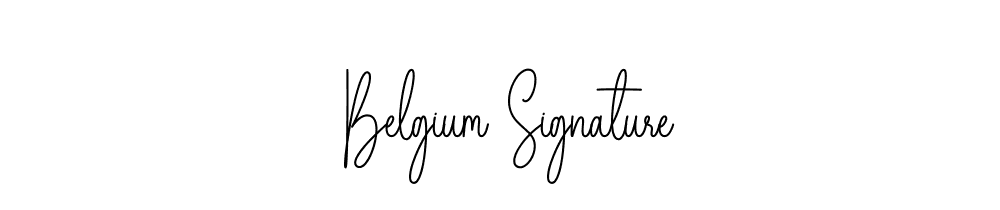 Belgium Signature