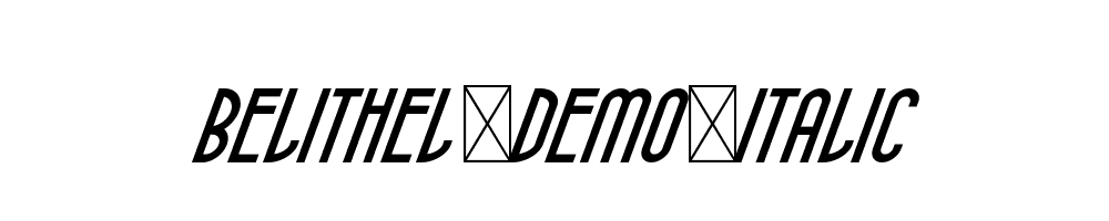 Belithel-Demo-Italic