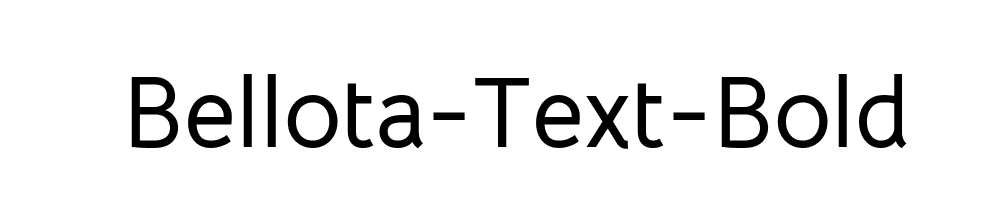 Bellota-Text-Bold