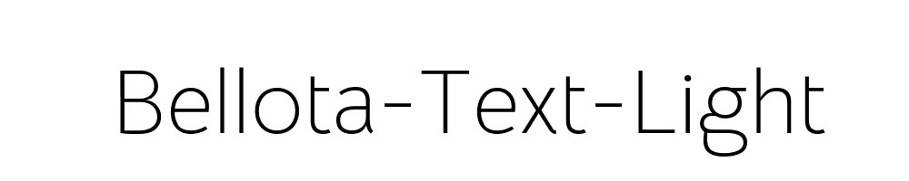 Bellota-Text-Light