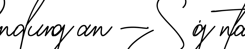 Bendungan-Signature