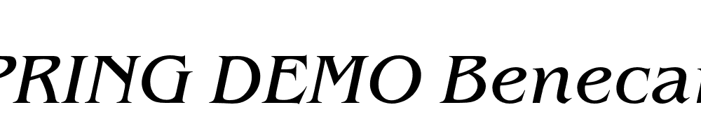  DEMO Benecarlo Italic