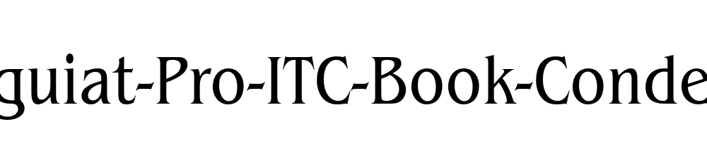 Benguiat-Pro-ITC-Book-Condensed