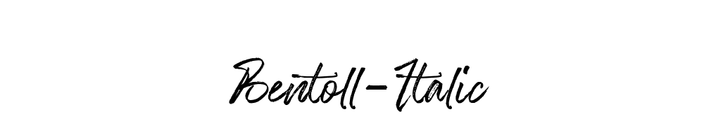 Bentoll-Italic