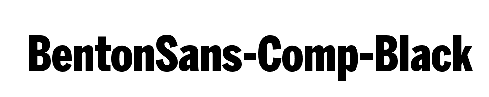 BentonSans-Comp-Black