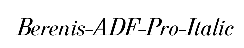 Berenis-ADF-Pro-Italic