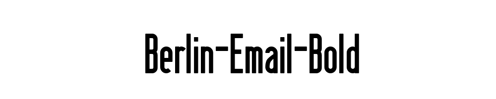 Berlin-Email-Bold