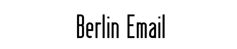 Berlin Email