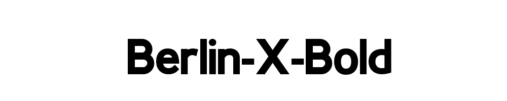 Berlin-X-Bold