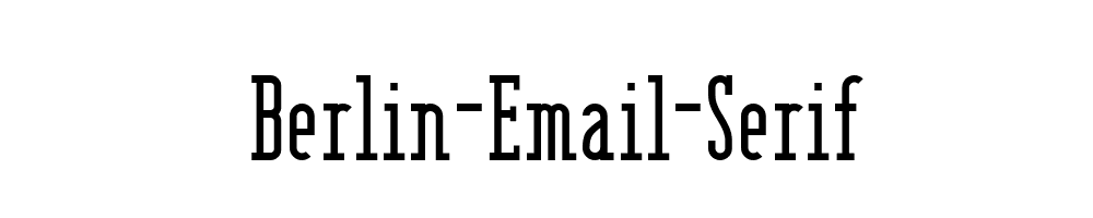 Berlin-Email-Serif