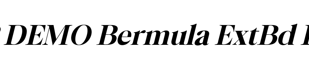 FSP DEMO Bermula ExtBd Italic