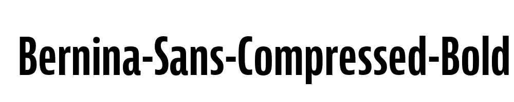 Bernina-Sans-Compressed-Bold