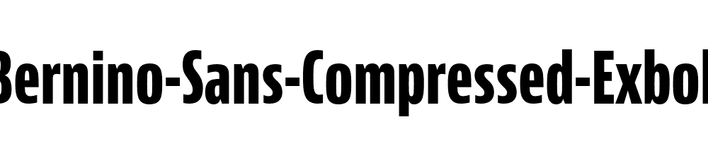 Bernino-Sans-Compressed-Exbold