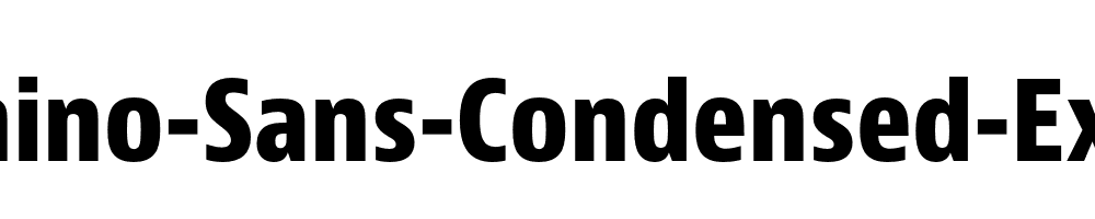 Bernino-Sans-Condensed-Exbold