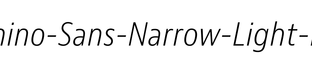 Bernino-Sans-Narrow-Light-Italic