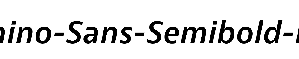 Bernino-Sans-Semibold-Italic