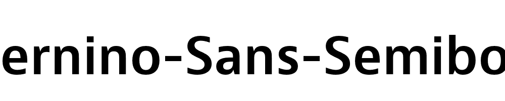 Bernino-Sans-Semibold