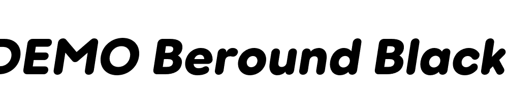 FSP DEMO Beround Black Italic