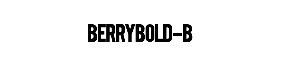 BERRYBOLD-Bold