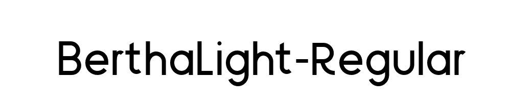 BerthaLight-Regular