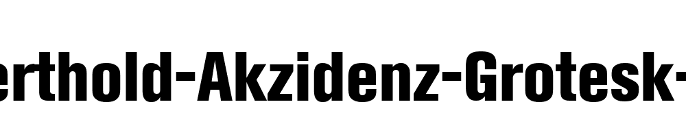 Berthold-Akzidenz-Grotesk-BE