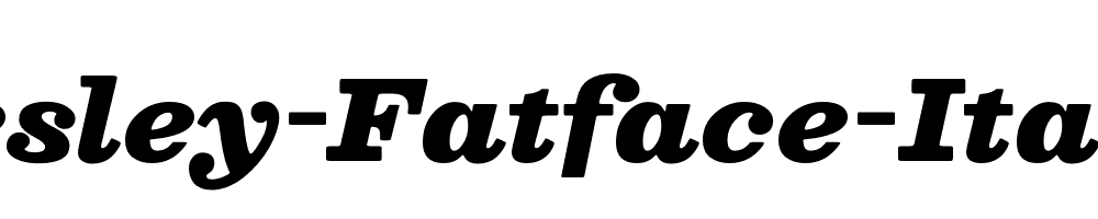 Besley-Fatface-Italic