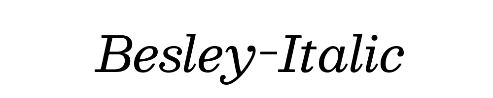 Besley-Italic