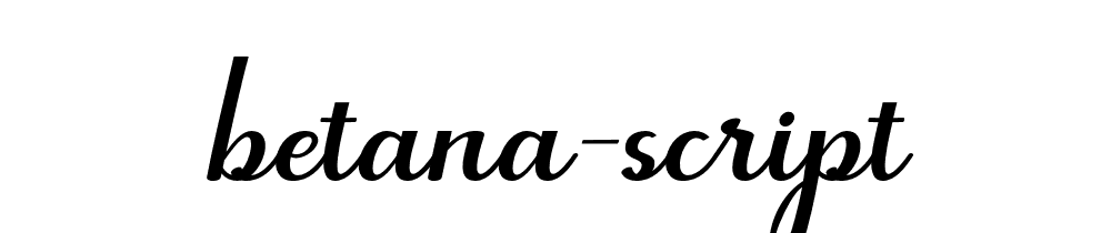 Betana Script