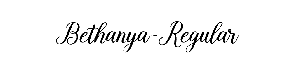 Bethanya-Regular