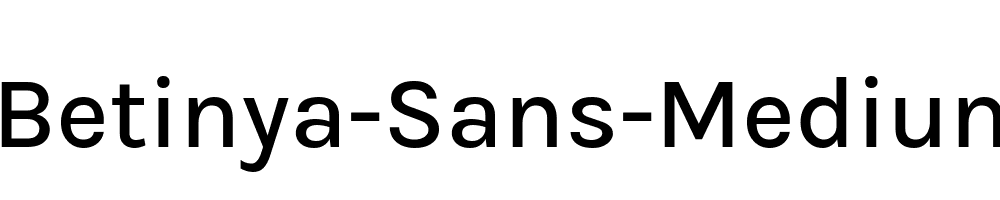 Betinya-Sans-Medium