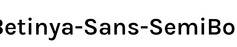 Betinya-Sans-SemiBold