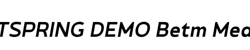  DEMO Betm Med Italic