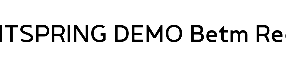  DEMO Betm Regular