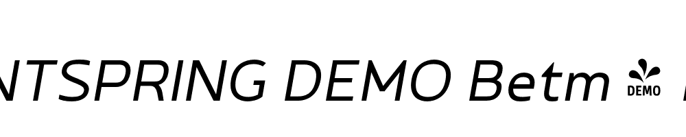  DEMO Betm 3 Italic