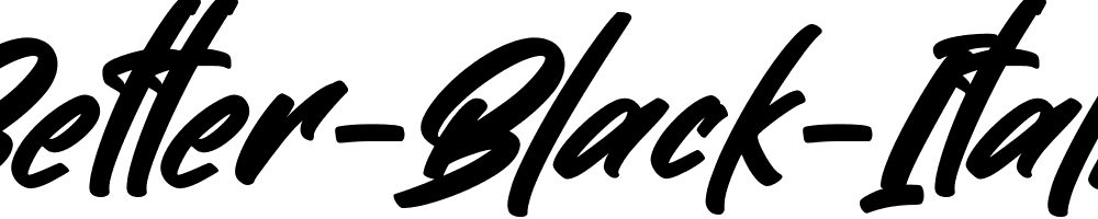 Better-Black-Italic