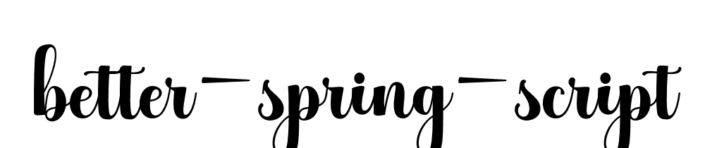 Better Spring Script