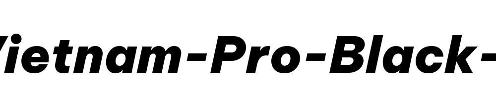 Be-Vietnam-Pro-Black-Italic