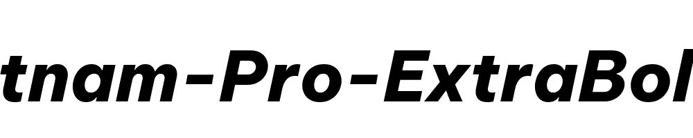 Be-Vietnam-Pro-ExtraBold-Italic