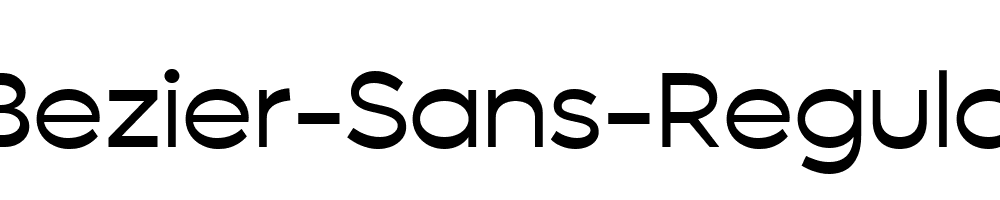 Bezier-Sans-Regular