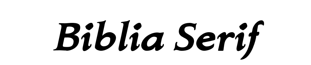 Biblia Serif