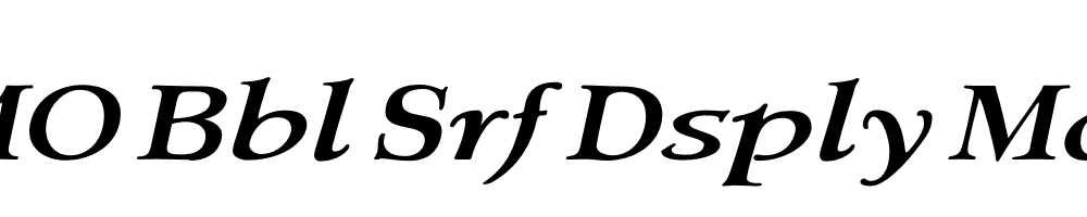 FSP DEMO Bbl Srf Dsply Mdm Italic