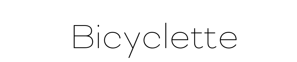 Bicyclette