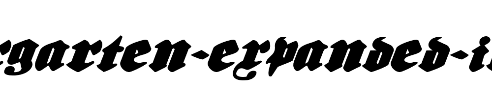 Biergarten-Expanded-Italic