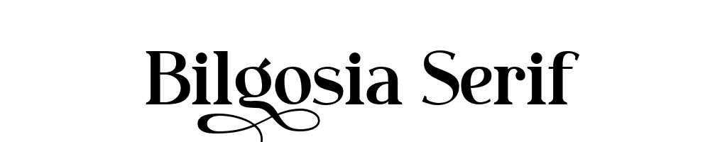 Bilgosia-Serif